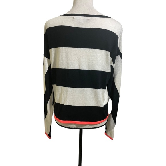 Juicy couture womens cardigan sweater button down. Striped size Small. - Picture 7 of 12